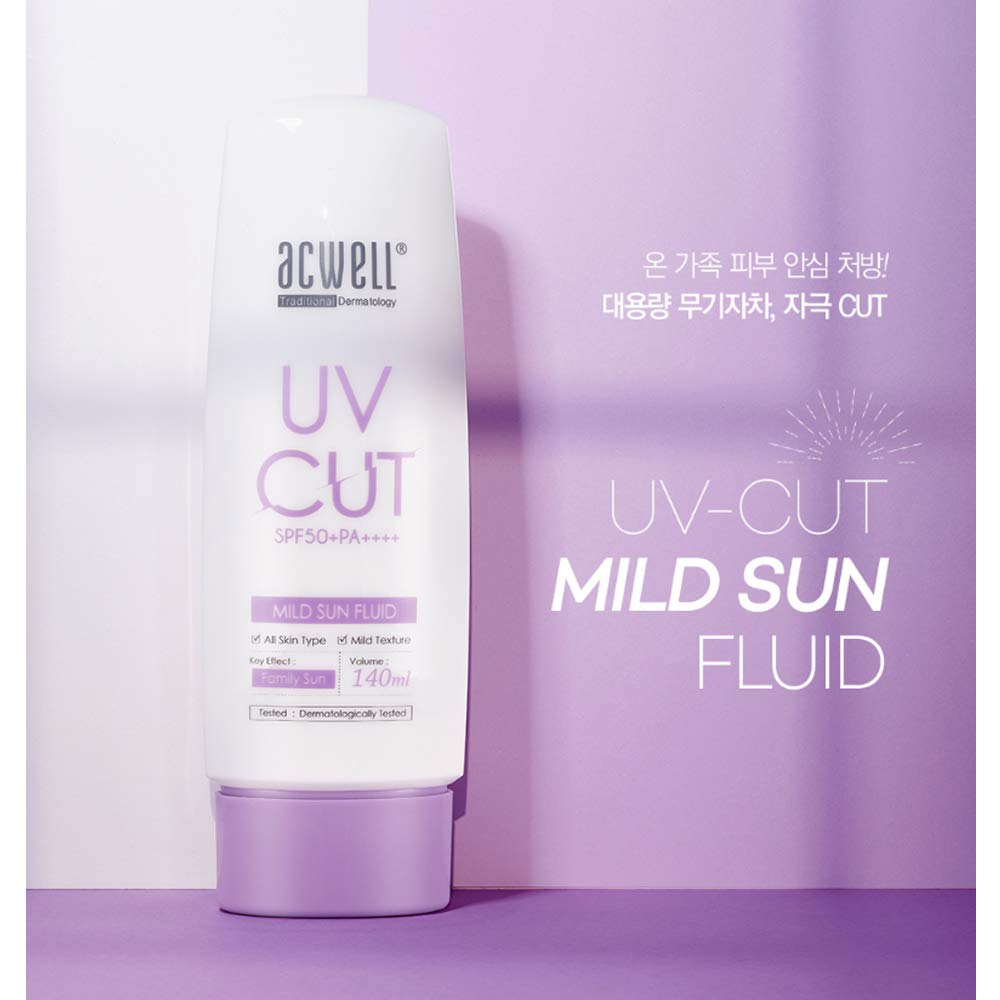 acwell uv cut mild sun fluid