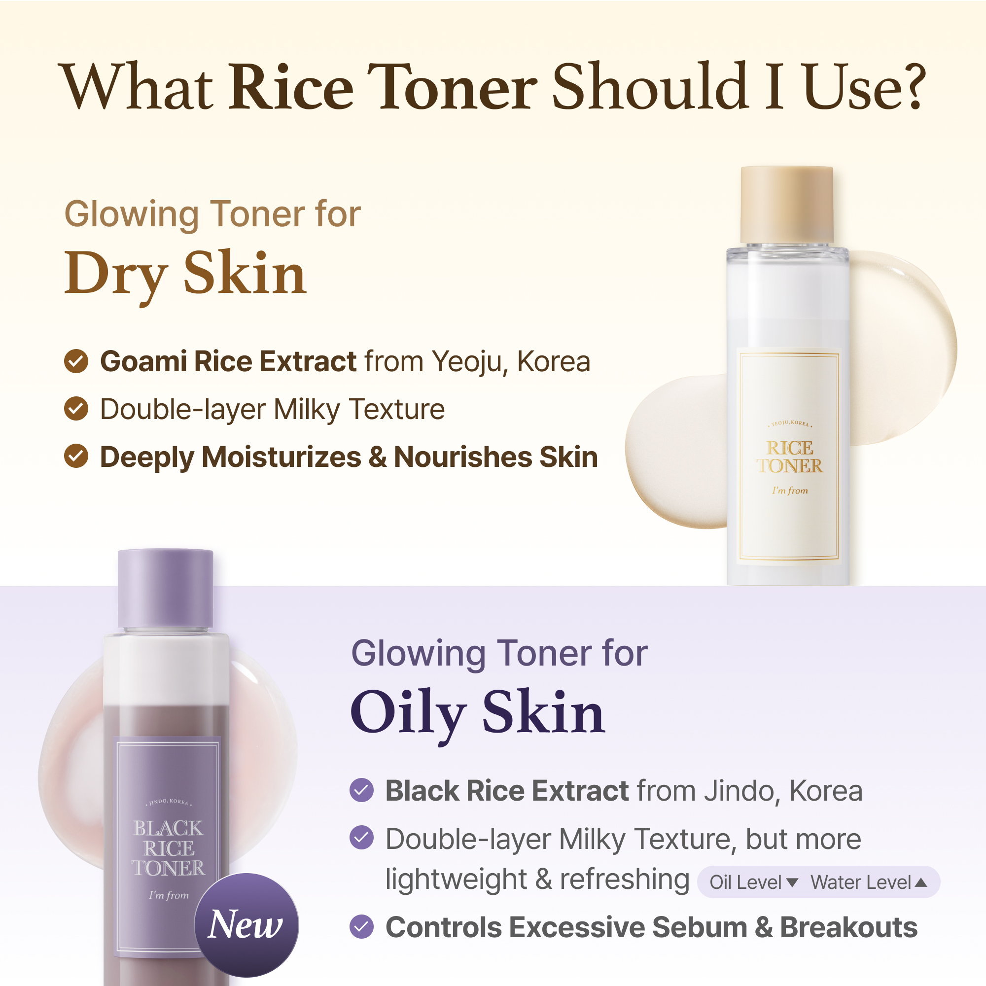 I'm From - Black Rice Toner - 150ml
