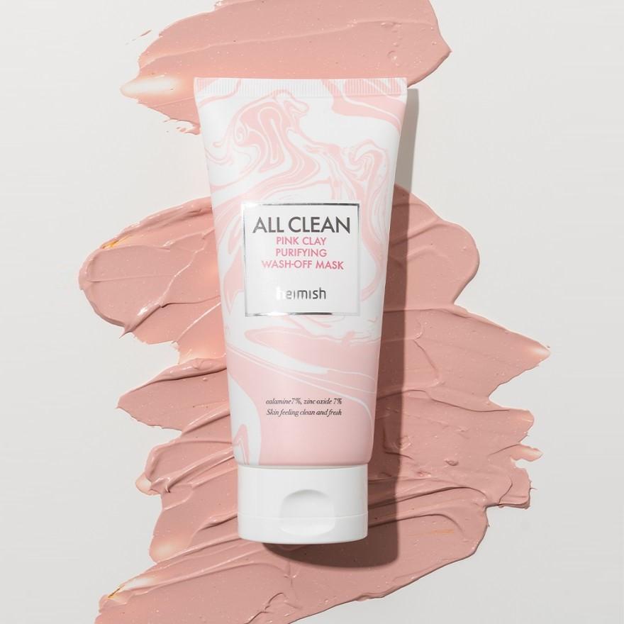 heimish - All Clean Pink Clay Purifying Wash-Off Mask - 150g