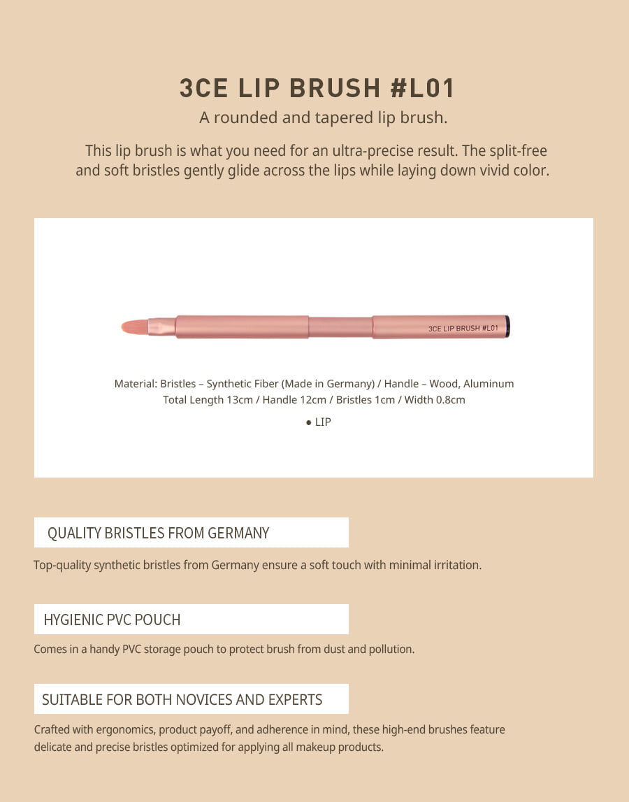 3ce lip brush